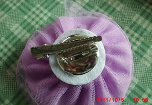 韓式布藝飾品 美麗胸花、發(fā)飾與胸針的流行風(fēng)尚